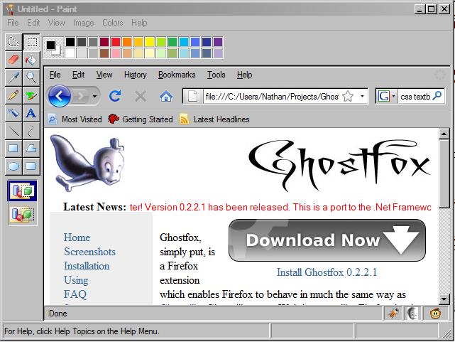Ghostfox Screenshot
